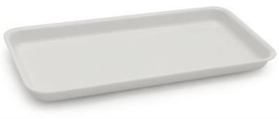 Vassoio Rettangolare 22 x 44 cm Bianco - Sss