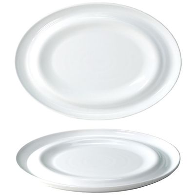 Costa Verde - Piatto Ovale 32 x 24 cm Agma White