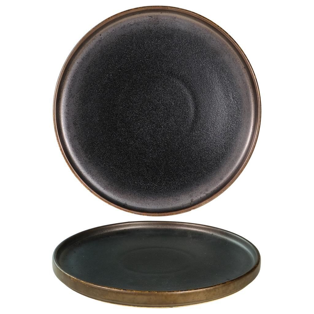 Tirolix - Piatto Piano 30 cm Tabaco Marrone