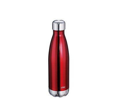 Bottiglia termica 500 ml Rossa Elegante - cilio