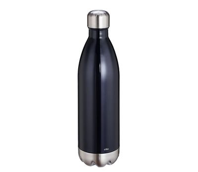 Bottiglia termica 1 l Nero Elegante - cilio