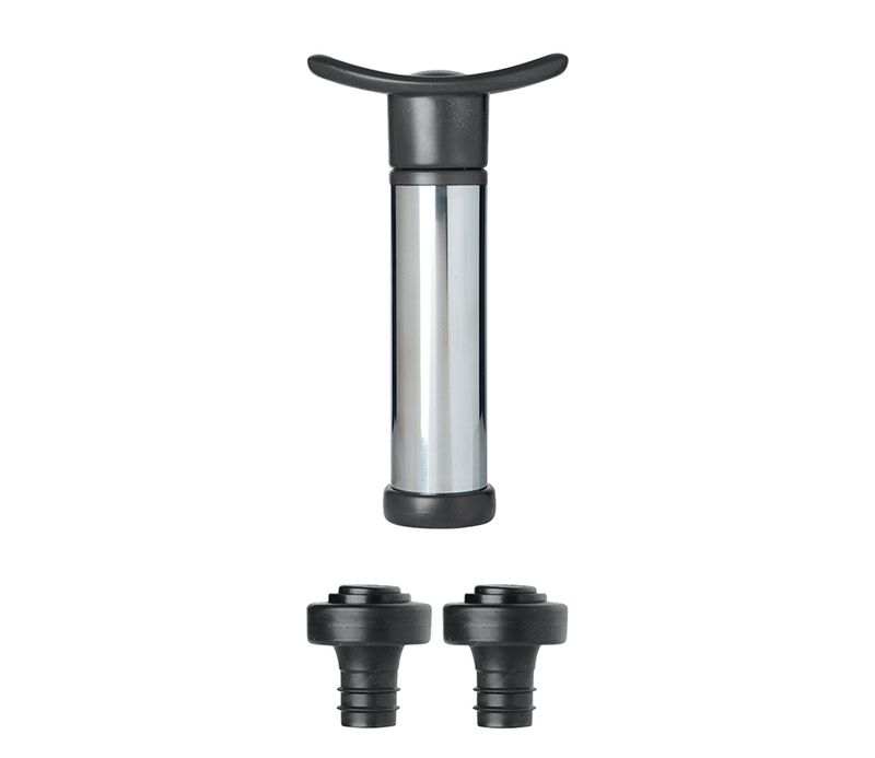 Pompa a vino con 2 tappi 15 cm - cilio