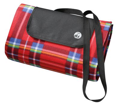 Coperta da picnic 200 x 200 cm Rosso Spiaggia - cilio