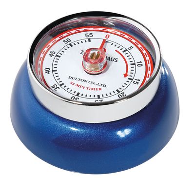 Timer Magnetico Blu Metallizzato Speed - Zassenhaus