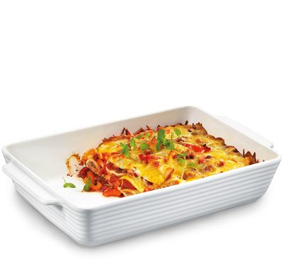 Küchenprofi - Piatto gratinato rettangolare porcellana  40,5 x 24,5 x 7,5 cm