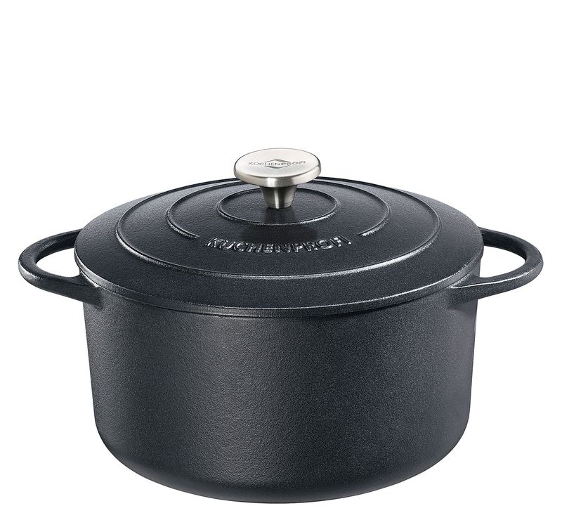 Küchenprofi - Casseruola rotonda 22 cm nero