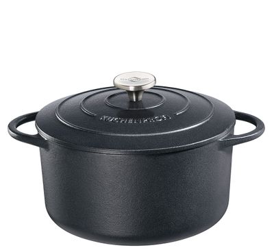 Küchenprofi - Casseruola rotonda 28 cm nero