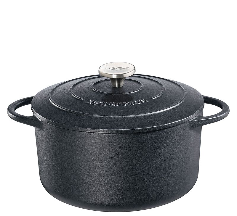 Küchenprofi - Casseruola rotonda 26 cm nero