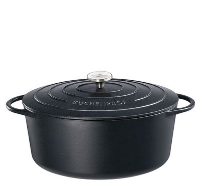 Küchenprofi - Casseruola ovale 33 cm nero