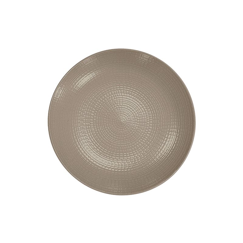 Degrenne - Piatto piano 21 cm Taupe Modulo Nature