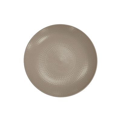 Degrenne - Piatto piano 21 cm Taupe Modulo Nature