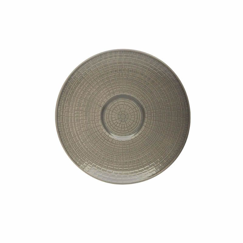 Degrenne - Piattino per tazza tè 15 cm Taupe Modulo Nature