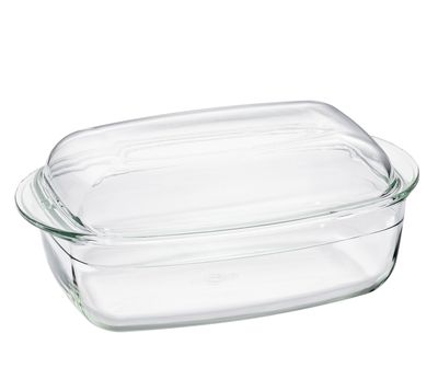 Küchenprofi - Pirofila con coperchio vetro borosilicato 32,5 x 19,5 x 13 cm