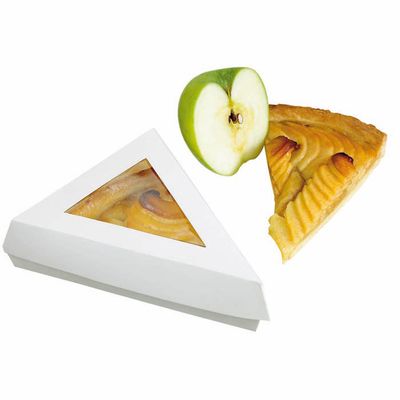 Firstpack - Scatola triangolare con finestra 15,5 x 13 cm