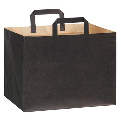 Firstpack - Sacchetto con manici nero 32 x 22 x 24 cm