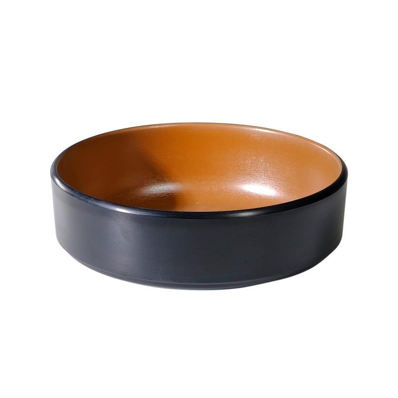 Tirolix - Coppetta 15 cm Melamina Bicolor Marrone/Nero