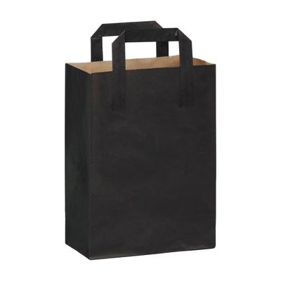Firstpack - Sacchetto con manici nero 20 x 10 x 28 cm
