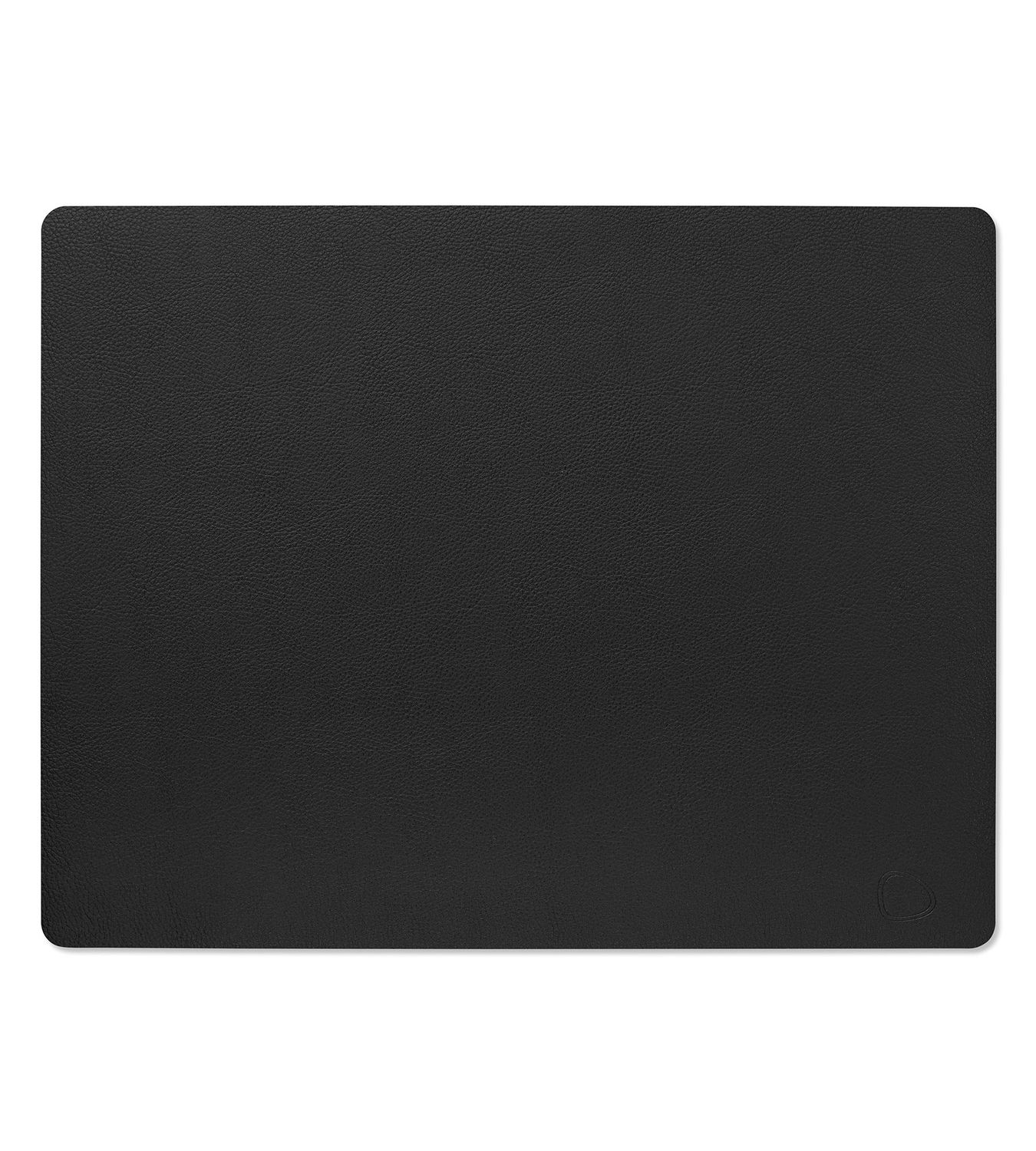 Lind DNA - Tovaglietta Serene Square black 35x45 cm
