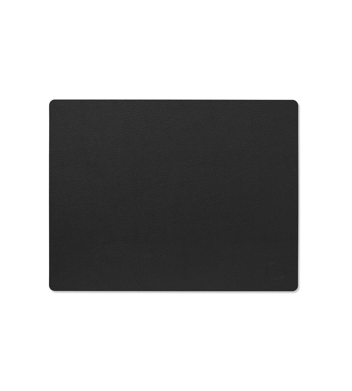Lind DNA - Tovaglietta Serene Square black 26,5x34,5 cm