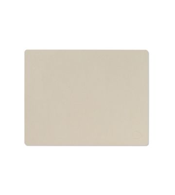 Lind DNA - Tovaglietta Serene Square cream 26,5x34,5 cm