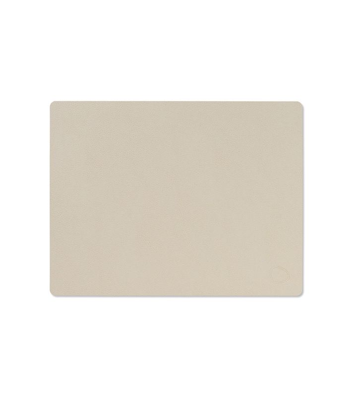 Lind DNA - Tovaglietta Serene Square cream 26,5x34,5 cm