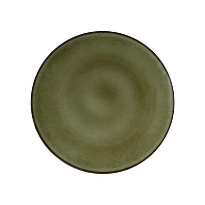 Costa Verde - Piatto Piano Coupe 28 cm Verde Saturno Ambitious