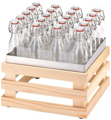Frilich - 20 bottiglie con supporto 36h cm Raiser Nature