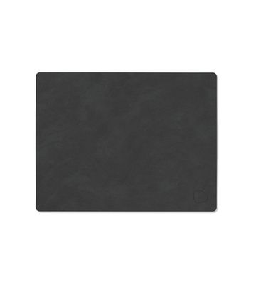 Lind DNA - Tovaglietta Nupo Square black 26,5x34,5 cm
