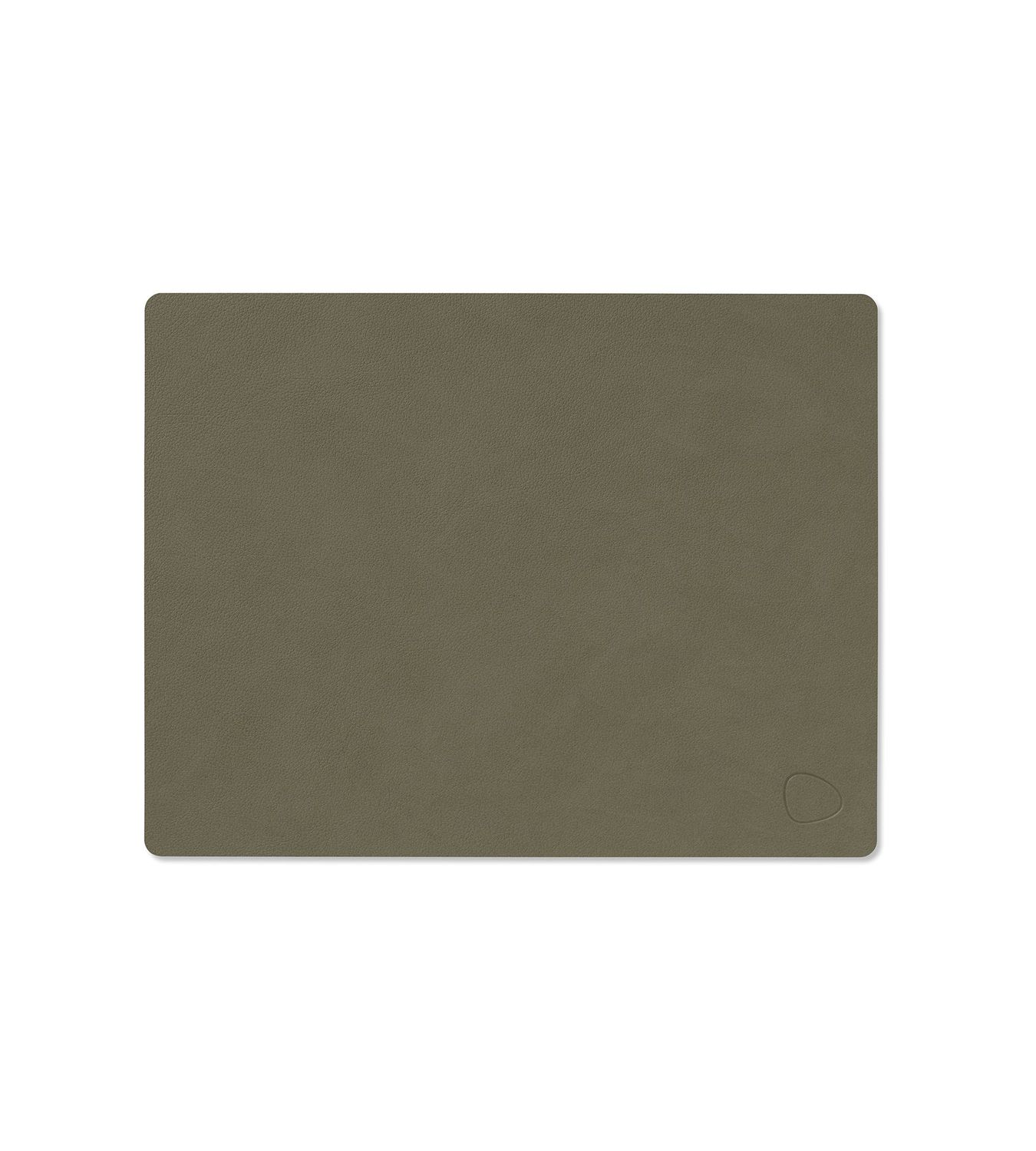 Lind DNA - Tovaglietta Nupo Square army green 26,5x34,5 cm