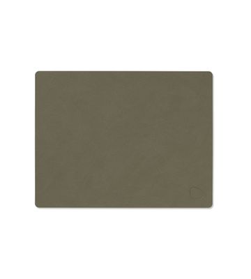 Lind DNA - Tovaglietta Nupo Square army green 26,5x34,5 cm