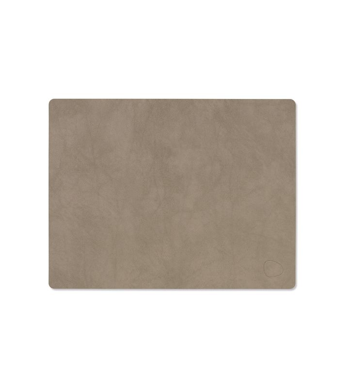 Lind DNA - Tovaglietta Nupo Square nomad grey 26,5x34,5 cm