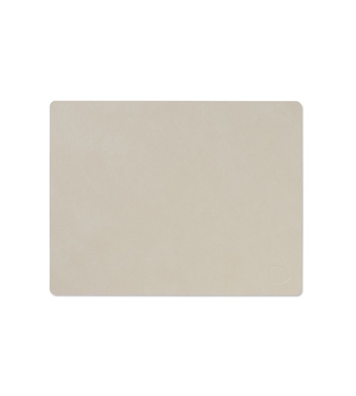 Lind DNA - Tovaglietta Nupo Square oyster white 26,5x34,5 cm