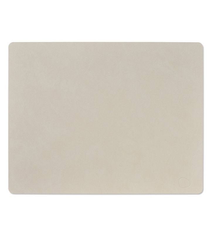 Lind DNA - Tovaglietta Nupo Square oyster white 35x45 cm