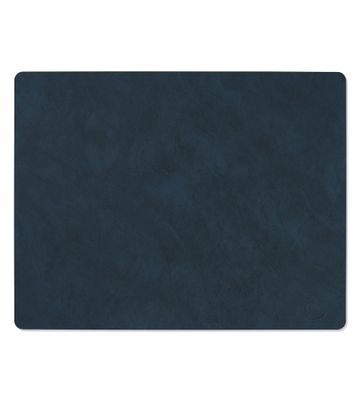 Lind DNA - Tovaglietta Nupo Square midnight blue 35x45 cm