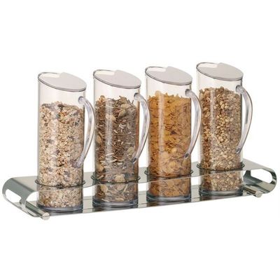 Frilich - Quattro contenitori per muesli 1,5 l Unison