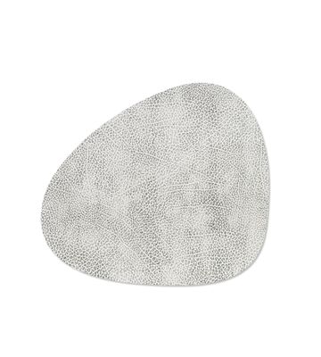 Lind DNA - Tovaglietta Hippo Curve white grey 31x35 cm