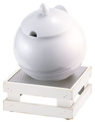 Frilich - Ciotola in porcellana Bianca 3,5 l Raiser Vintage