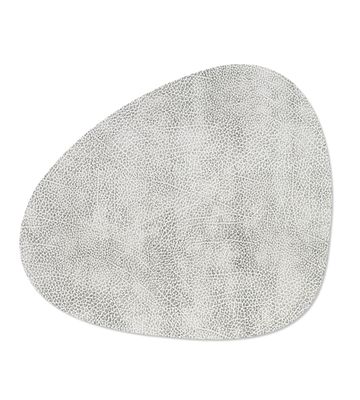 Lind DNA - Tovaglietta Hippo Curve white grey 37x44 cm