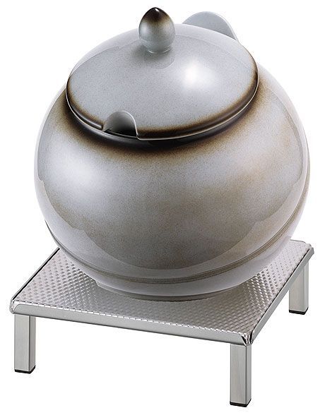 Frilich - Ciotola in porcellana Grigia 3,5 l Raiser Inox