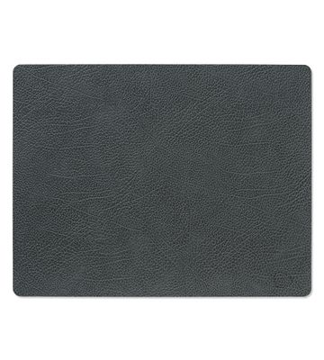 Lind DNA - Tovaglietta Hippo Square black anthracite 35x45 cm