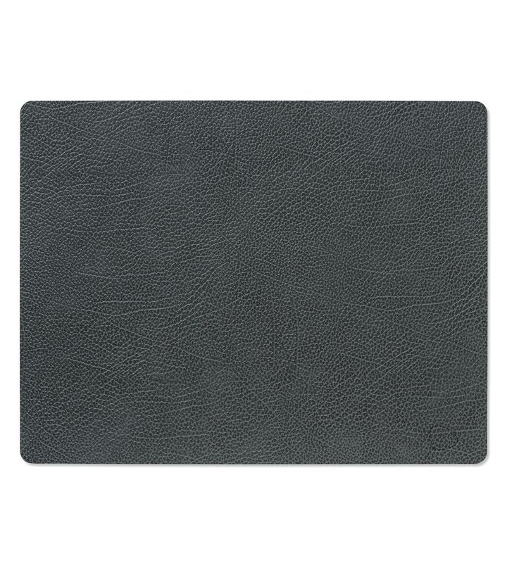 Lind DNA - Tovaglietta Hippo Square black anthracite 35x45 cm