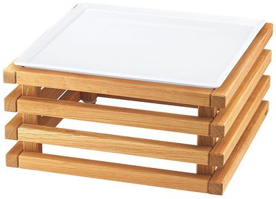 Frilich - Piatto con supporto 18,3 h Raiser Oak