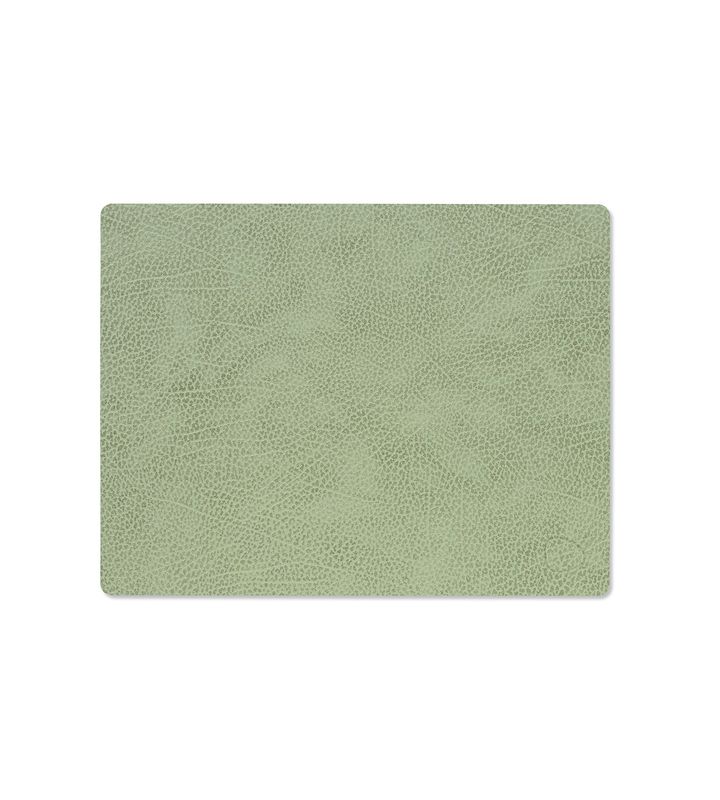 Lind DNA - Tovaglietta Hippo Square olive green 26,5x34,5 cm