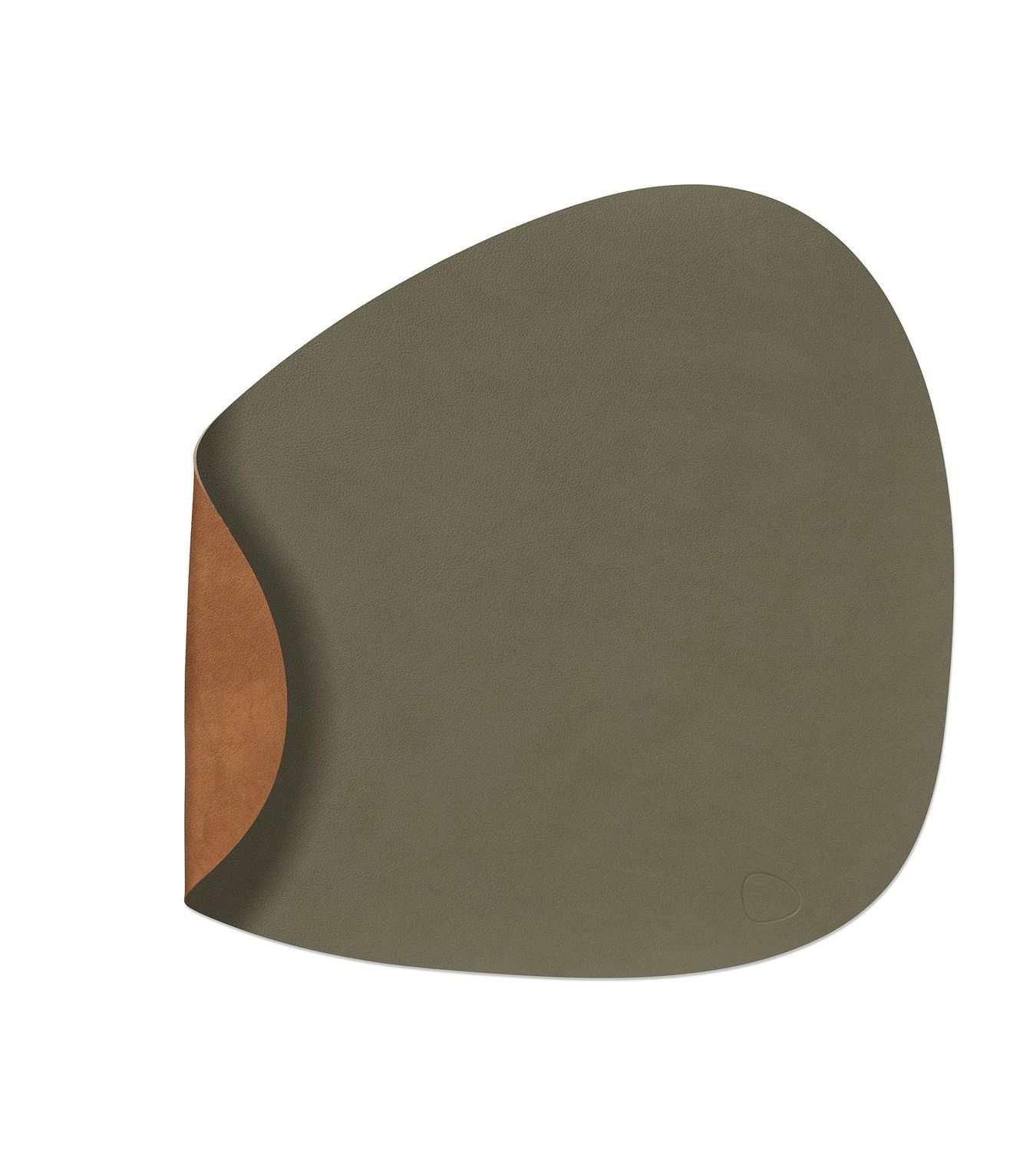 Lind DNA - Tovaglietta Double Curve Nupo army green/Nupo nature 37x44 cm