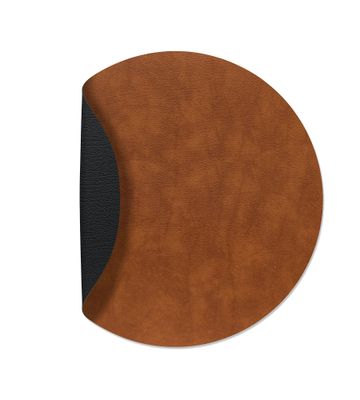 Lind DNA - Tovaglietta Double Circle Bull cognac/Bull black 40 cm