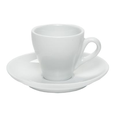 Tirolix - Tazza The Con Piatto 18 cl Breakfast Bianco