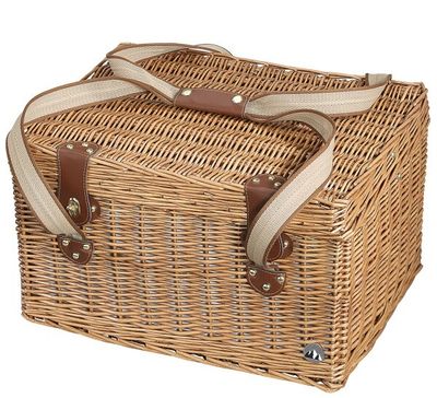 Cesto picnic 4 persone marrone chiaro - cilio