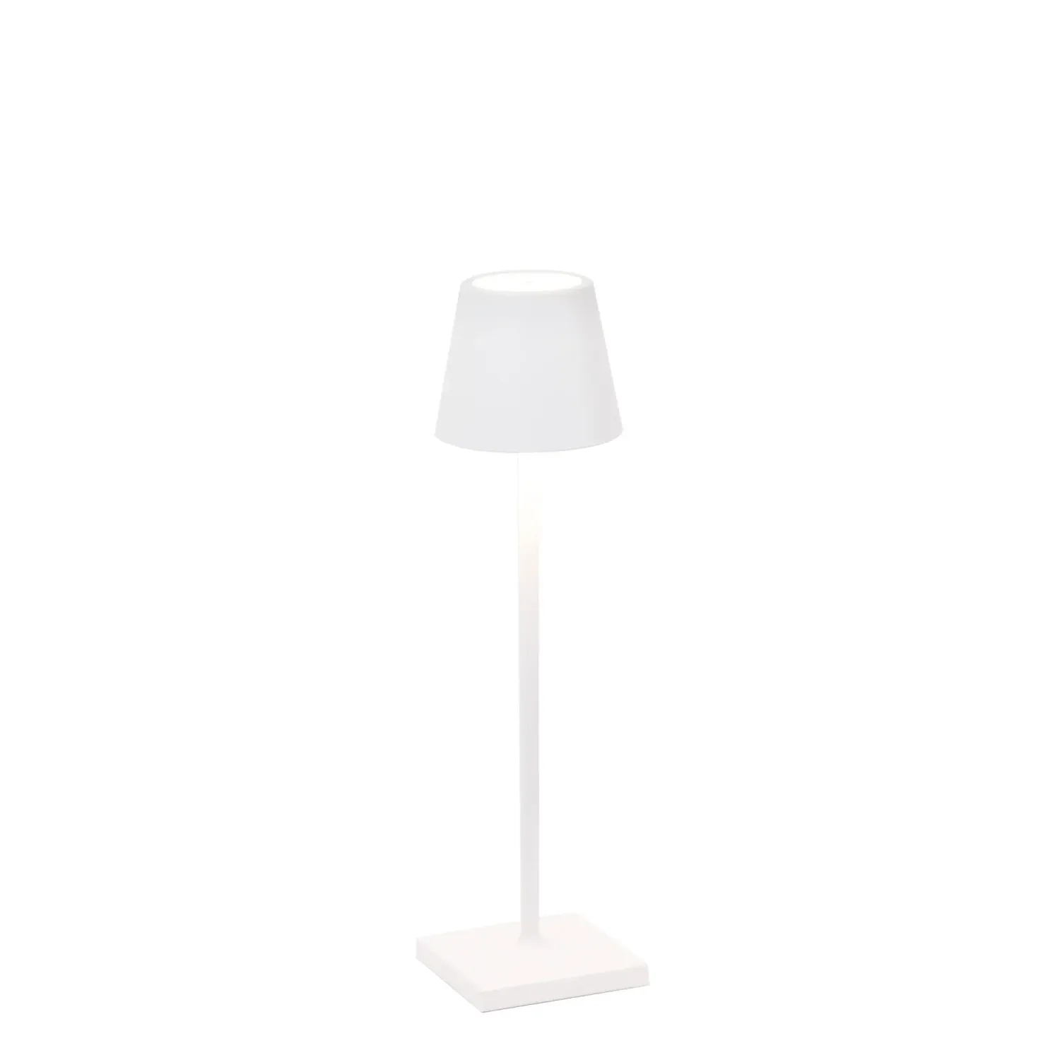 Lampada da tavolo 27,5 x 7 cm Poldina Micro Bianco - Zafferano