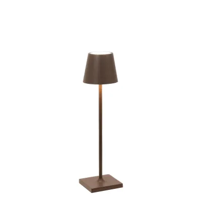 Lampada da tavolo 27,5 x 7 cm Poldina Micro Corten - Zafferano