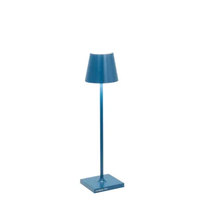 Lampada da tavolo 27,5 x 7 cm Poldina Micro Blu Capri - Zafferano